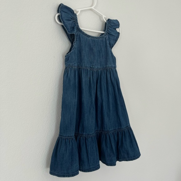 LIKE NEW Gap Toddler Dip-Dye Denim Dress - Picture 4 of 7